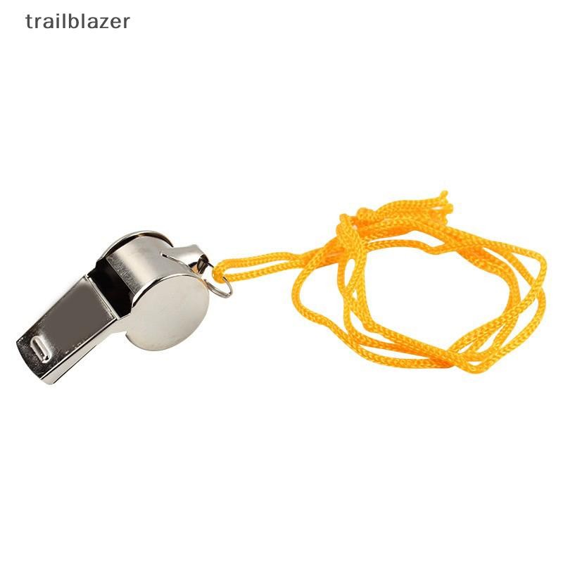 Trailblazer Kim Loại Trọng Tài Còi Thể Thao Thép Không Gỉ Bóng Đá Còi Bóng Rổ Đảng Đào Tạo Trường Cổ Vũ Mới
