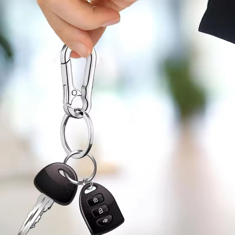 1 / 3 Chiếc Bầu Khóa Móc Khóa Leo Núi / Vòng Móc Chìa Khóa Kim Loại / Kẹp Thắt Lưng Chống Mất