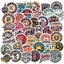 50 Sticker Vintage Label chống nước sticker dán laptop, điện thoại, đàn guitar, mũ bảo hiểm, vali