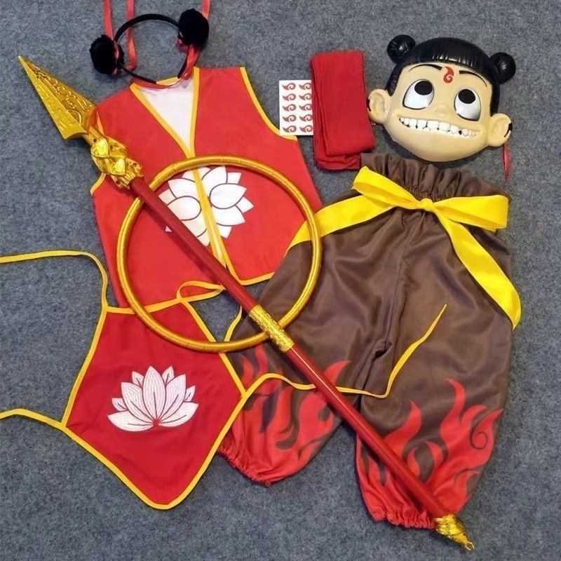 (Hàng có sẵn) Bộ hoá trang Cosplay Na tra ma đồng giáng thế trang phục nhập vai (đủ bộ 7 món)