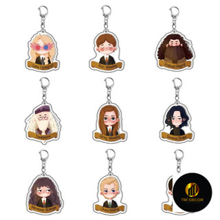 Mặt dây chuyền móc khóa Acrylic hàng hóa hoạt hình Harry Potter