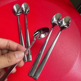 ( Muỗng R1 ) Muỗng pha trà uống cà phê cán dài R1  inox sáng bóng  kích thước 2,7 x 20,5  cm