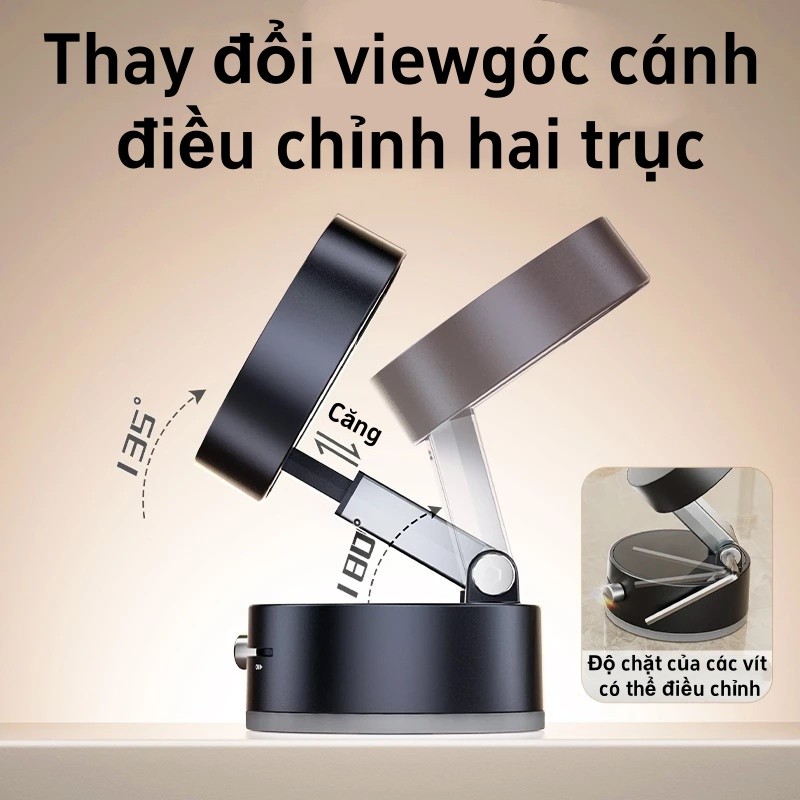Giá Đỡ Điện Thoại Gấp Xoay 360°, Cốc Hút Chân Không Từ Tính Đa Năng Ổn Định Và Không Bị Trượt