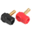 2 Cái / bộ Vỏ Cứng Hình Chữ L Kim Loại Tản Nhiệt Đạn Phích Cắm & Tay Cầm 4 Mm Cho Xe Tải Địa Hình 1 / 10 RC Xe Nâng Cấp Phần