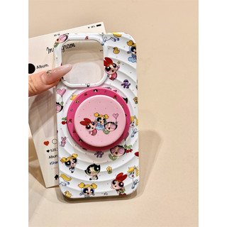 Phim hoạt hình toàn màn hình bay cảnh sát nữ từ khung điện thoại di động cho iPhone16 15 14 13 Pro Max chống sốc bảo vệ camera chống rơi bìa lưng cứng