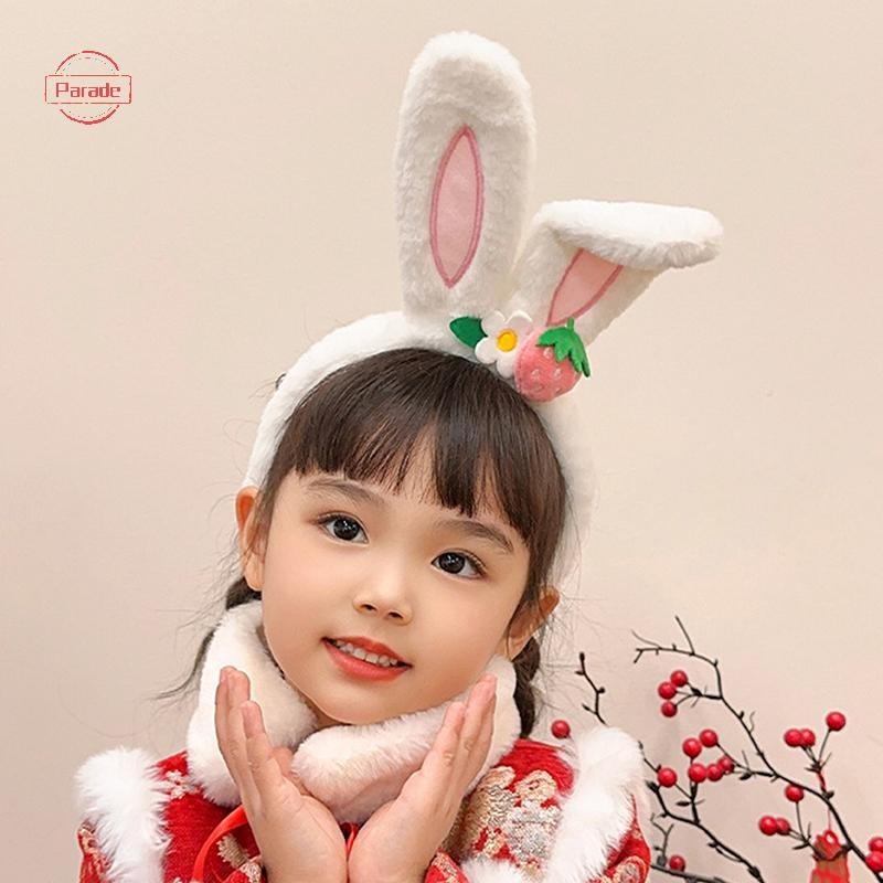 Cuộc diễu hành 2024 Mới Sang Trọng Tai Tóc Vòng Tai Thỏ Chủ Đề Tiệc Sân Khấu Phục Sinh Mũ Đội Đầu Cosplay Costum VN