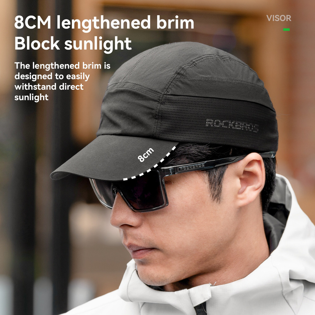 Rockbros Mỏ Vịt Mũ Chống Nắng Thoáng Khí, Điều Chỉnh được, Phù hợp Cho Các Hoạt Động Ngoài Trời