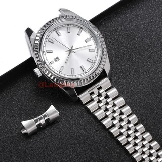Cruved End Thép không gỉ nguyên khối Năm Thánh Vòng tay cho Rolex Submariner Daytona Datejust Dây đeo đồng hồ 20mm 21mm cho Water Ghost Diver Dây đeo đồng hồ nam nữ