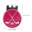 DARON Golf Ball Marker, Có Thể Tháo Rời Đánh Dấu Vị Trí Mũ Golf Kẹp, Di Động Hợp Kim Kẽm Hấp Phụ Kiện Golf