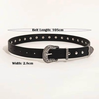 Thắt lưng Punk Joyfullife, thiết kế đinh tán phù hợp xu hướng Gothic và Y2K Retro