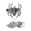 Kẹp Tóc Đầu Lâu Phong Cách Gothic - Phụ Kiện Trang Phục Hóa Trang Cho Tiệc Halloween, Dễ Dàng Sử Dụng