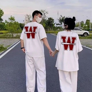 Áo thun Cotton tay lỡ phong cách mùa hè nam nữ