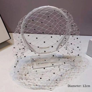 Vỏ bọc mặt lưới và băng đô che mặt Birdcage, phù hợp cho tiệc cưới và sân khấu