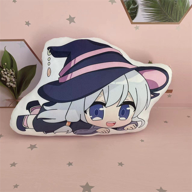 ST2 Lang Thang Phù Thủy Hành Trình Của Elaina Elaina Elaina Hoạt Hình Anime Sang Trọng In Gối Văn Phòng Nhà Đệm Búp Bê Móc Khóa