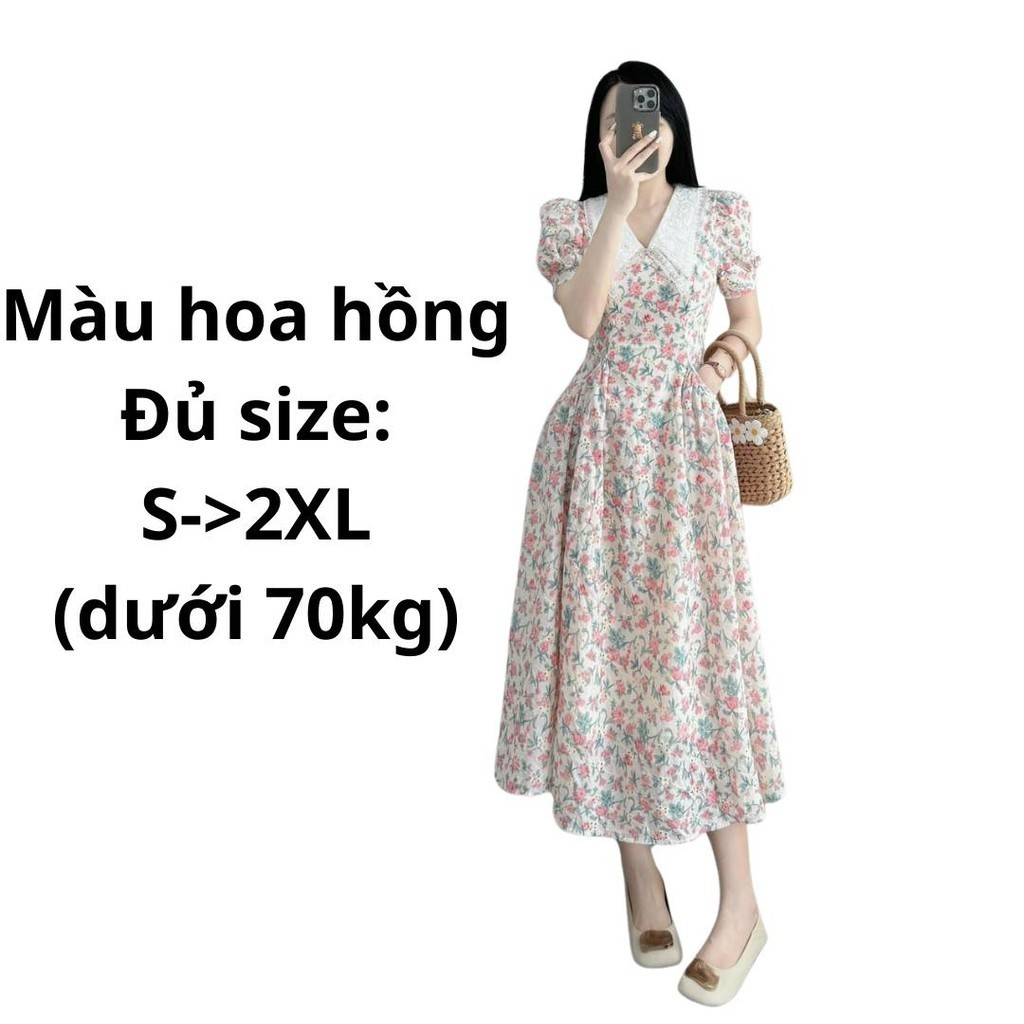 NganLuong Design Váy ôm cộc tay dáng dài cổ bẻ phối ren thêu hàng thiết kế hai lớp chất liệu tơ vân nổi cao cấp V233