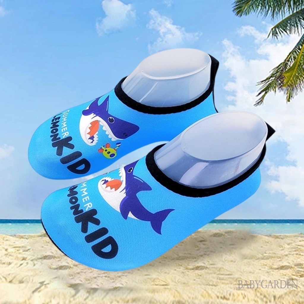 Baga-1-9 tuổi Giày Đi Biển Trẻ Em Nhanh Khô Chống Trơn Trượt Da Nước Chân Trần Thể Thao Tất Giày
