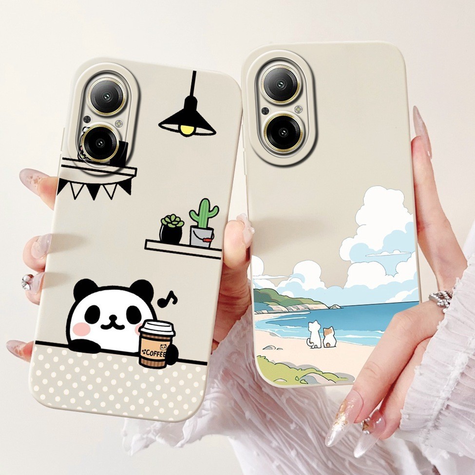 Ốp lưng Honor 50SE Vỏ silicon chống sốc sơn dễ thương thời trang Honor 50 SE Vỏ điện thoại JLH-AN00