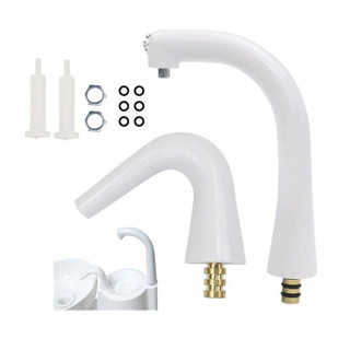 Ghế nha khoa và ống nhổ tích hợp máy phụ kiện xả nước cấp nước súc miệng ống xả khuỷu tay ống thẳng