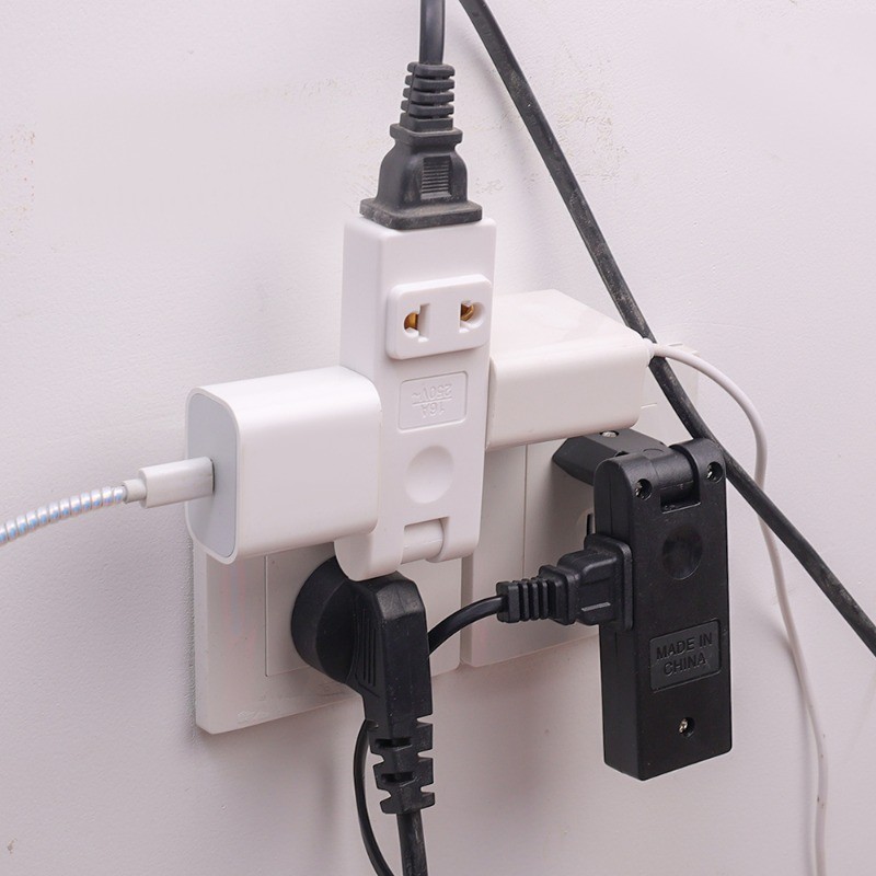 Bộ mở rộng ổ cắm tường 4 in1 Ổ cắm điện Eu Bộ chuyển đổi phích cắm 180 độ Bộ chuyển đổi nguồn di động