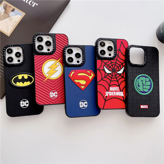 3D Silicon Lightning Bat Spider Man Hulk Fist Phim Hoạt Hình Ốp Lưng Điện Thoại iPhone 15 14 13 12 11 7 8 Plus SE2 14Plus iPhone11 Vỏ Bảo Vệ Chống Sốc