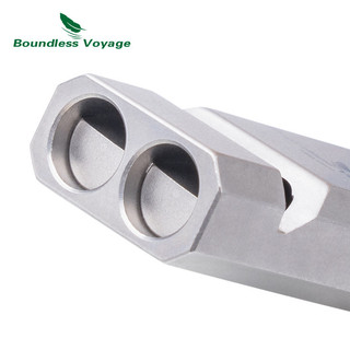 Chuyến đi không giới hạn Titanium Còi khẩn cấp Thiết bị an toàn sinh tồn Còi tín hiệu cắm trại có dây buộc lớn