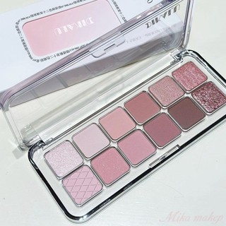 Bảng phấn mắt 12 màu Phấn mắt Matte Non-Flying Powder Daily Palette