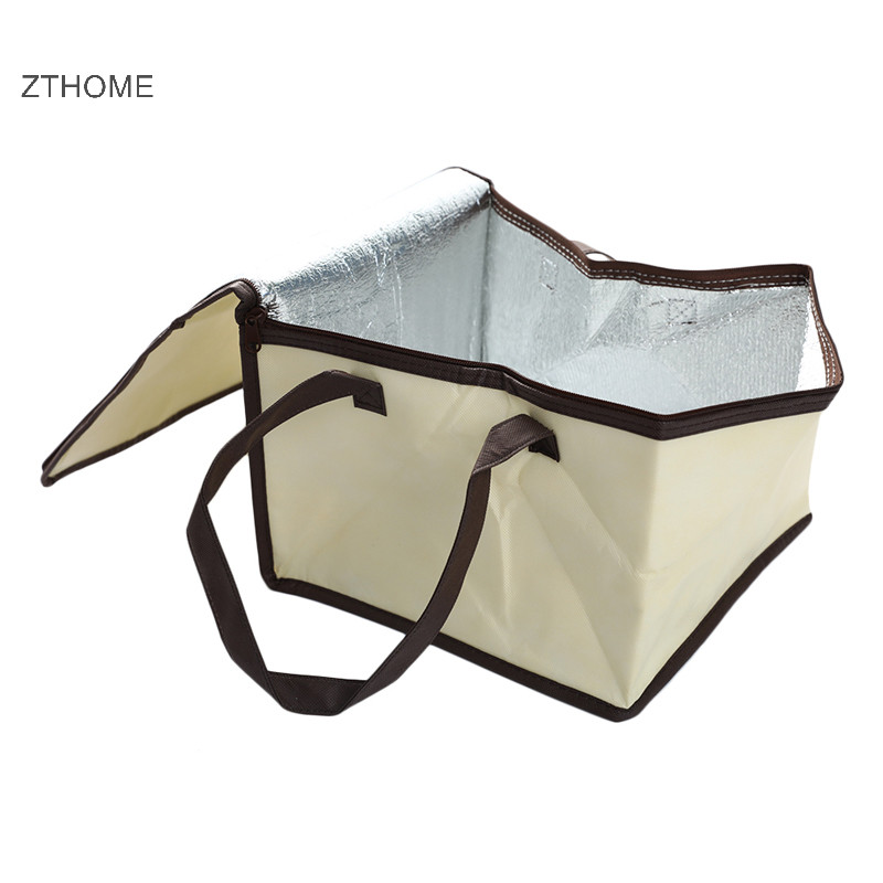 Zthome 6 / 8 / 10 / 12 Inch Pizza Thực Phẩm Túi Giao Hàng Cách Nhiệt Giữ Nhiệt Dã Ngoại HOT
