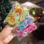JVSUB 50 Cái / bộ Dây Cao Su, Dây Tóc Scrunchie Màu Kẹo, Nhẫn Khăn Co Giãn Bé Gái Nữ
