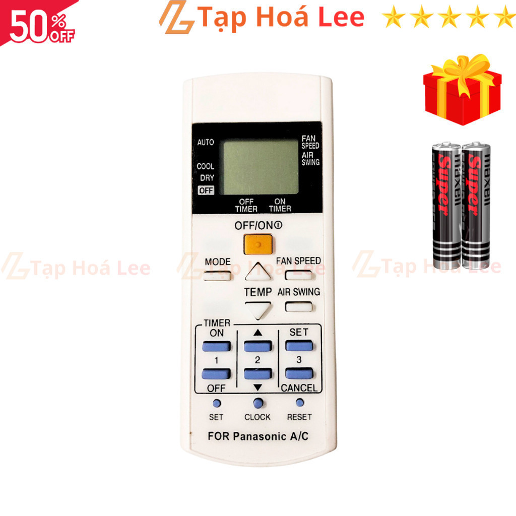 Điều khiển điều hoà panasonic - Giá Tốt, Sale Tháng 07, Ship 0
