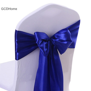 Gcdhome Nhiều Màu Sắc Sa Sash Ghế Cưới Nơ Chất Lượng Cao Cho Ghế Có Sash Sinh Nhật Khách Sạn Thể Hiện Trang Trí Bán Buôn HOT