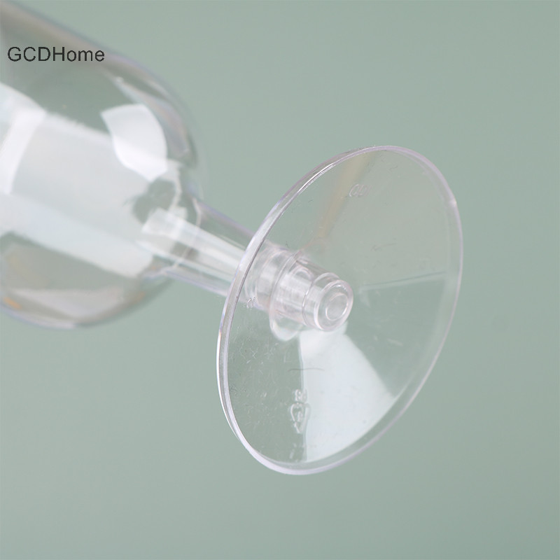 Gcdhome 10 Chiếc Nhựa Trong Suốt Champagne Cocktail Thanh Cốc Đậu Kính Drinkware Cho Tiệc Sinh Nhật Lễ Hội Kỷ Niệm Lễ Hội HOT