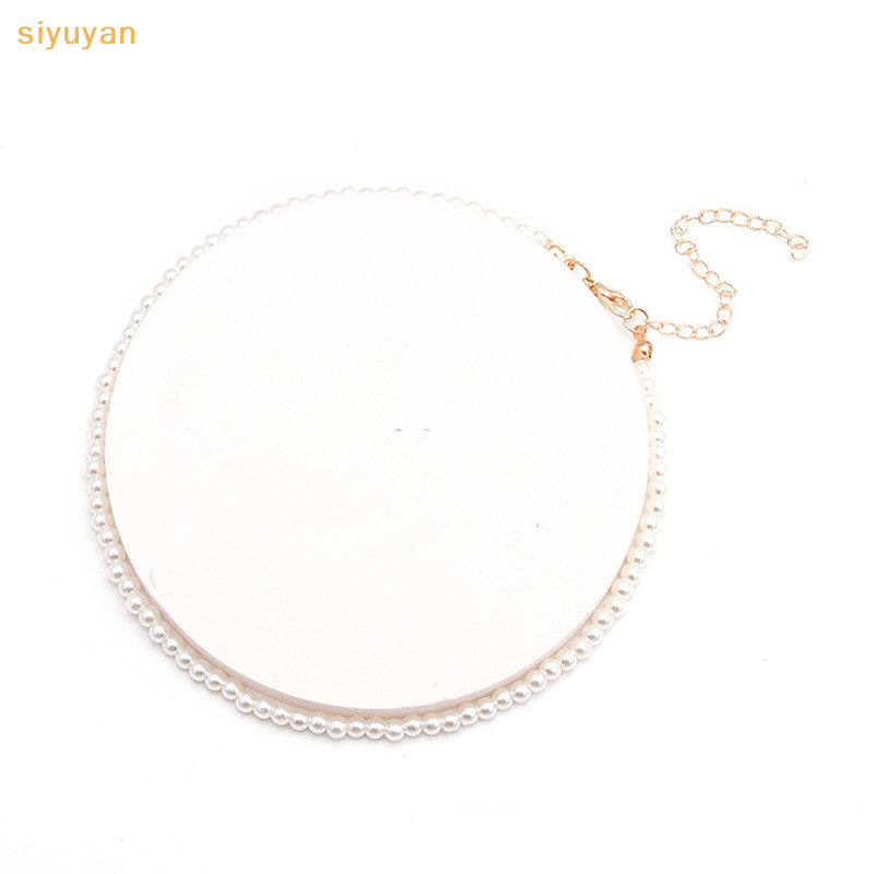 Siyuyan Thời Trang Đơn Giản Tính Khí Ngọc Trai Xương Đòn Dây Xích Dành Cho Nữ Cô Gái Cổ Điển Thanh Lịch Cưới Vòng Cổ Trang Sức Phụ Kiện Quà Tặng VN