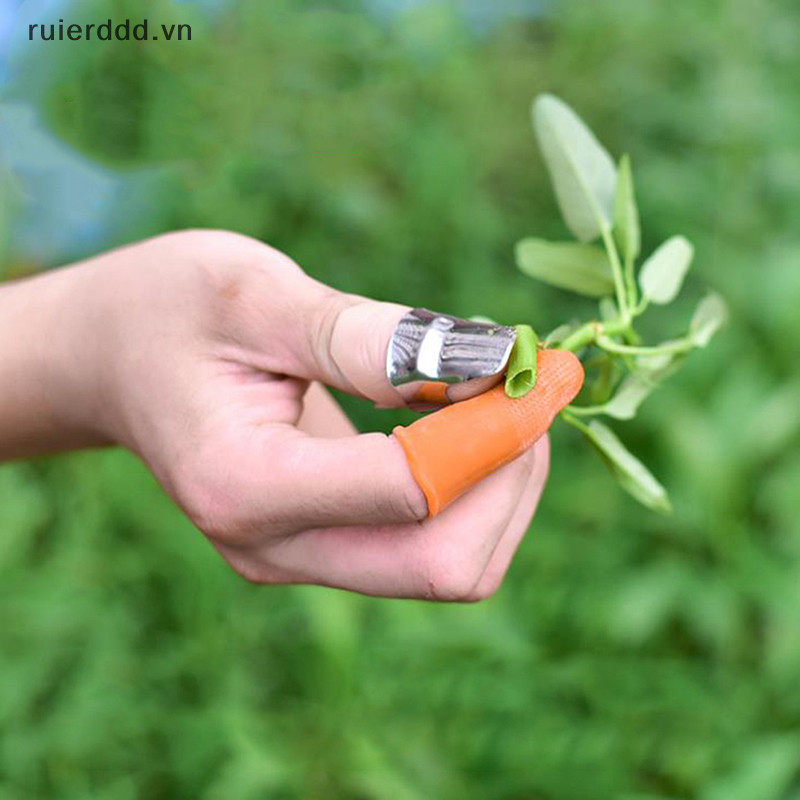 # New # Portable Finger Cover Harvesg Cắt tỉa Pick Separator Máy cắt ngón tay cái rau củ.