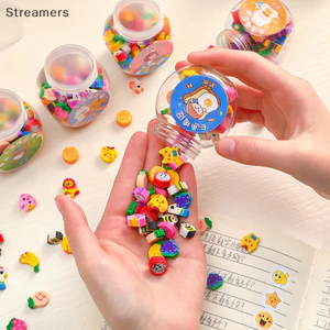 {RUA} 50 CÁI Tẩy Cao Su Dễ Thương Động Vật Sáng Tạo Trái Cây Bút Chì Tẩy Văn Phòng Phẩm Trẻ Em Học Sinh Dễ Thương Đồ Dùng Văn Phòng Tẩy Mới