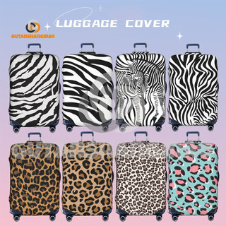Da Báo Zebra Hành Lý Có Thể Giặt Được Vali Bảo Vệ Chống Trầy Xước Vali Phù Hợp Với Hành Lý 18-32 Inch