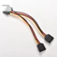 E-woitd 15 Pin SATA Nam sang SATA Nữ 1: 2 Y Splitter Cáp nguồn HNVN