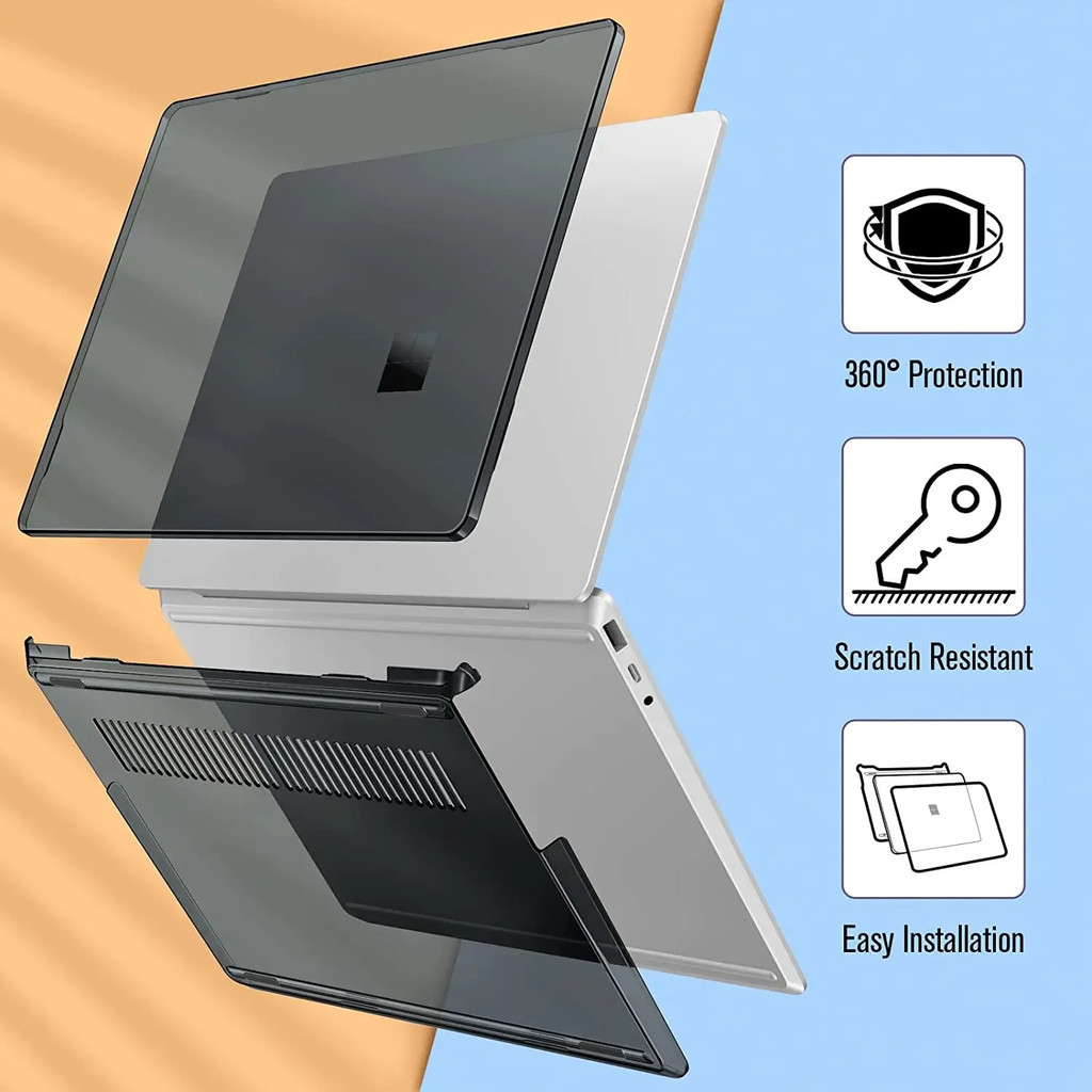 Ốp lưng Micro Matte / HD Clear Case Vỏ máy tính xách tay siêu mỏng cho Surface Laptop 13 / 15 / Surface Laptop 7 / 5 / 4 / 3 / 2 Vỏ máy tính xách tay chống sốc