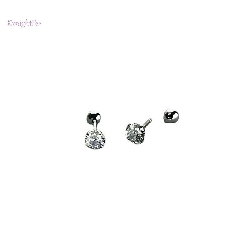 K2nightfee 1 Cặp Bông Tai Zircon Cho Nữ Xương Tai Móng Tay Sụn Bông Tai Xoắn Ốc Bông Tai Trang Sức Cơ Thể Quà Tặng VN