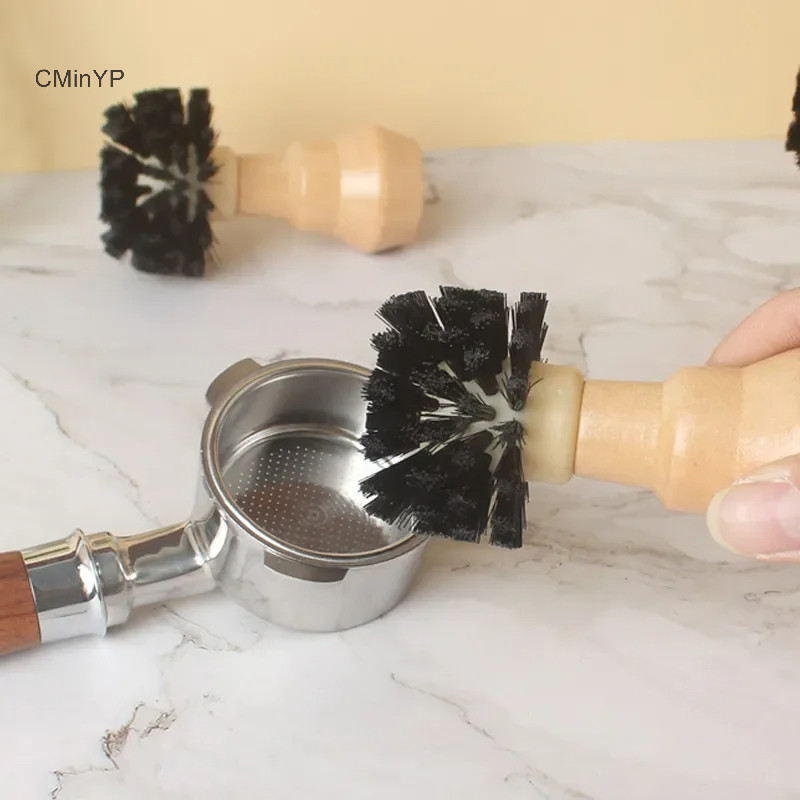 Bàn chải cà phê Tamper Barista CMinYP 54 / 58mm, Espresso 51mm với công cụ Portafilter Vệ sinh tay cầm 58mm Glory