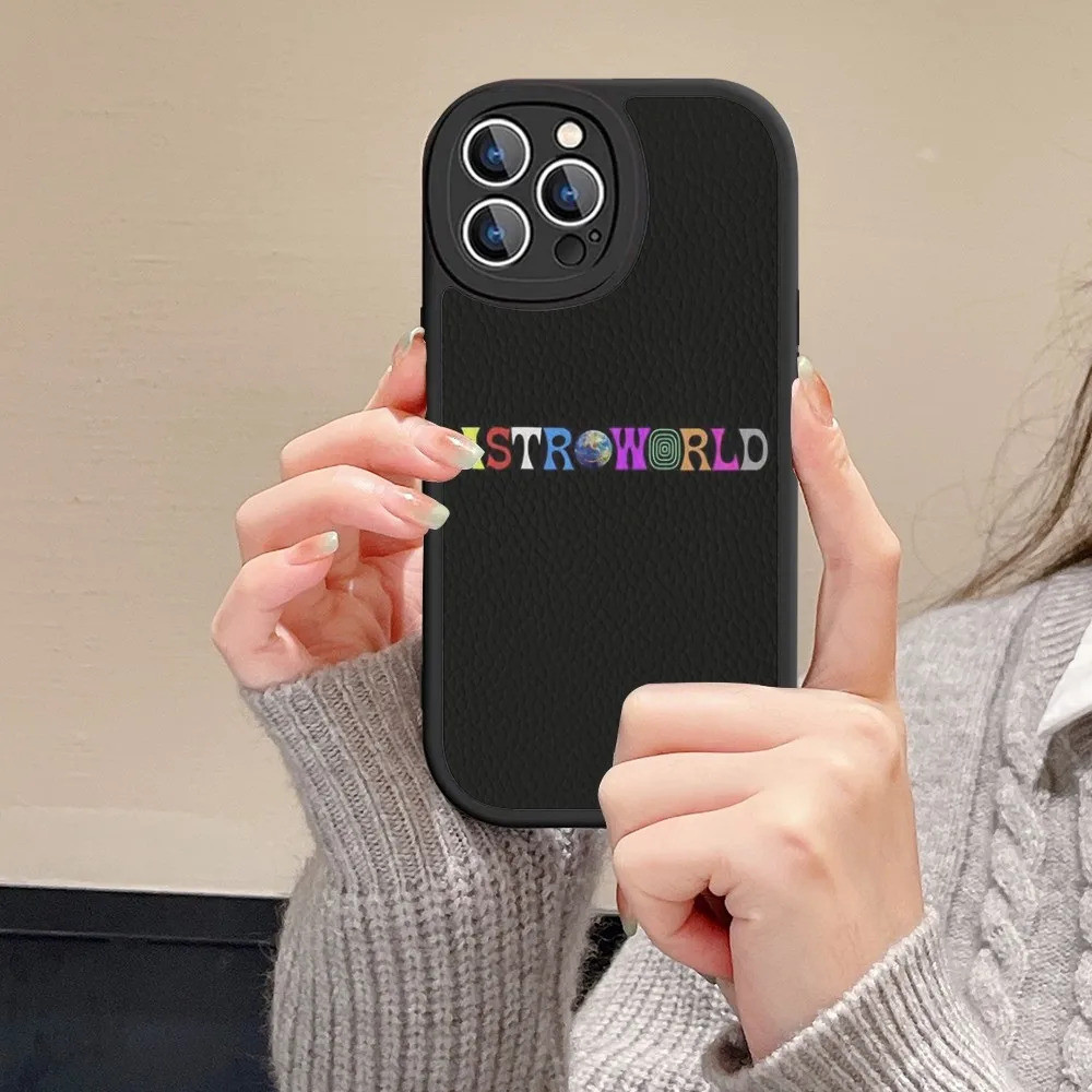 Ốp điện thoại cứng da Travis Scott TP-1 cho iPhone 14 13 12 mini 11 14 Pro Max Xs X XR 7 8 Plus