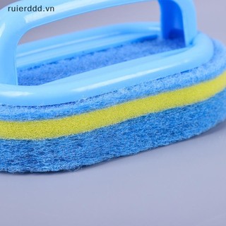 # ruierddd # Nhà bếp Phòng tắm Vệ sinh Bọt biển Vệ sinh Tường Bàn chải tắm Tay cầm Bọt biển Khe cắm cửa sổ bằng gốm Bàn chải sạch.