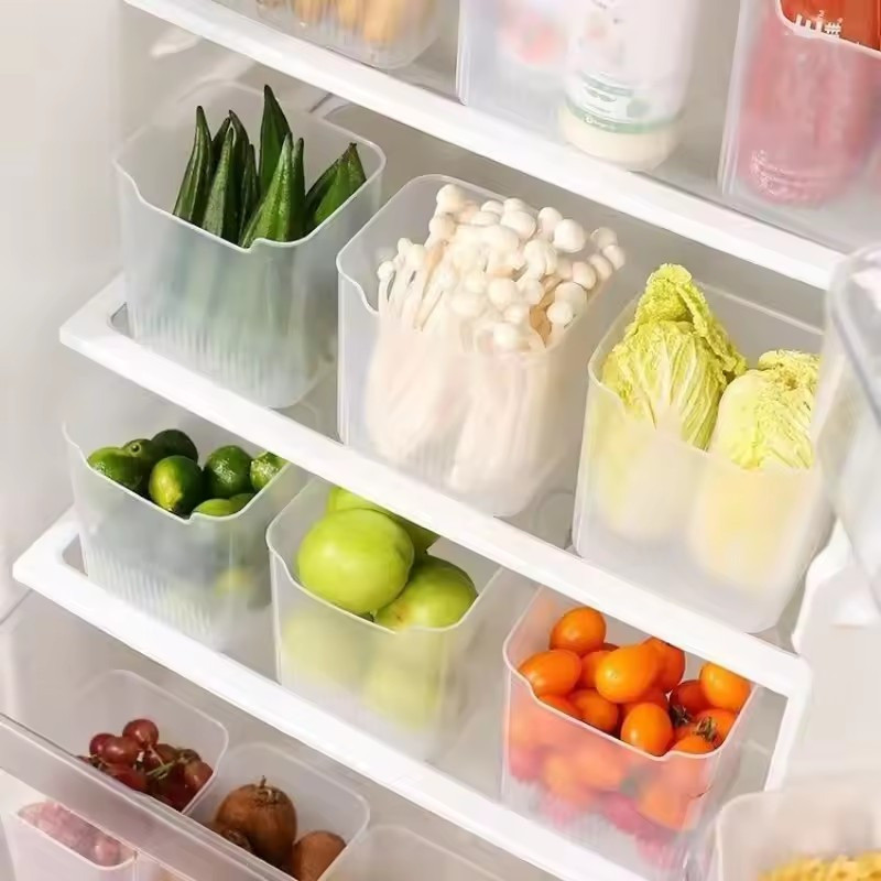[Nổi bật] Hộp lưu trữ bên tủ lạnh - Hộp đựng văn phòng phẩm - Thùng đựng đồ nhỏ - Hộp đựng phân loại đồ ăn nhẹ trái cây - Ngăn kéo để bàn