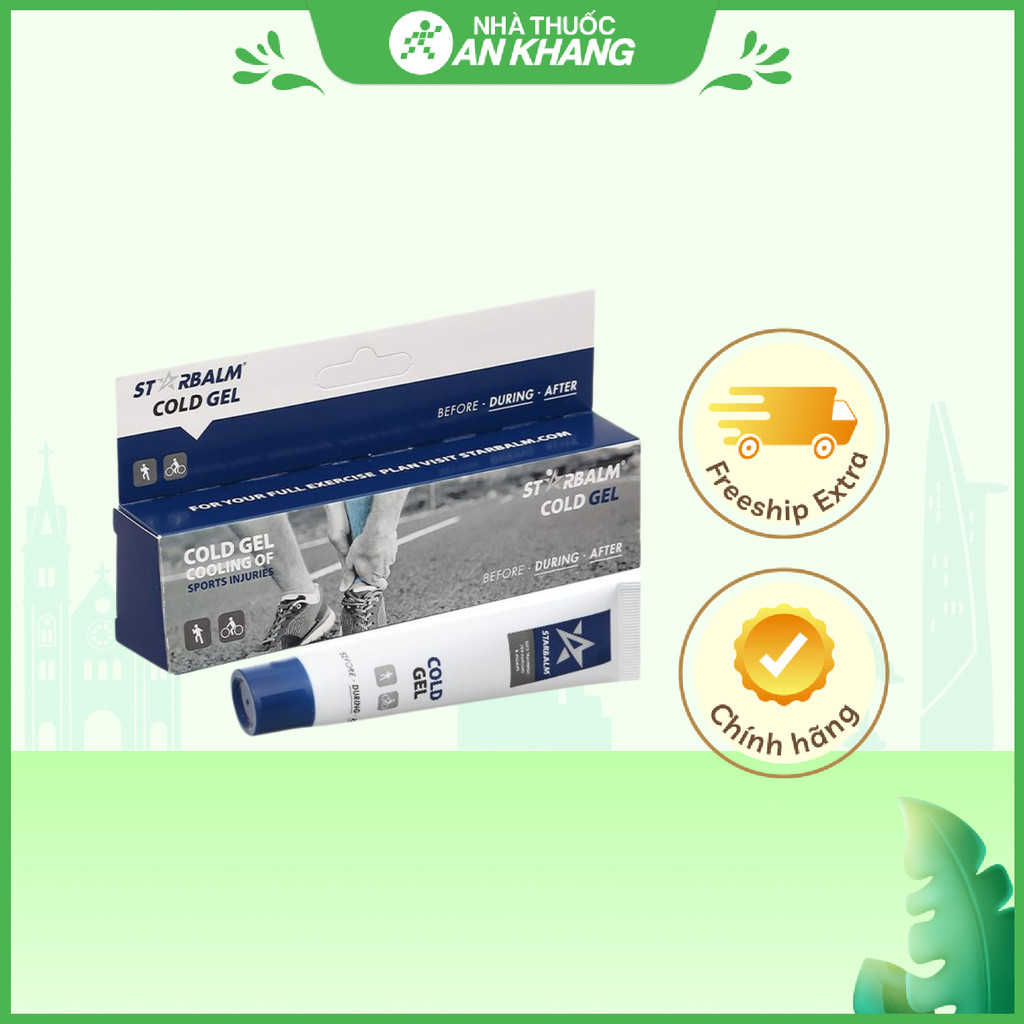 Starbalm Cold Gel làm lạnh, giảm viêm sưng, bầm tím tuýp 25ml