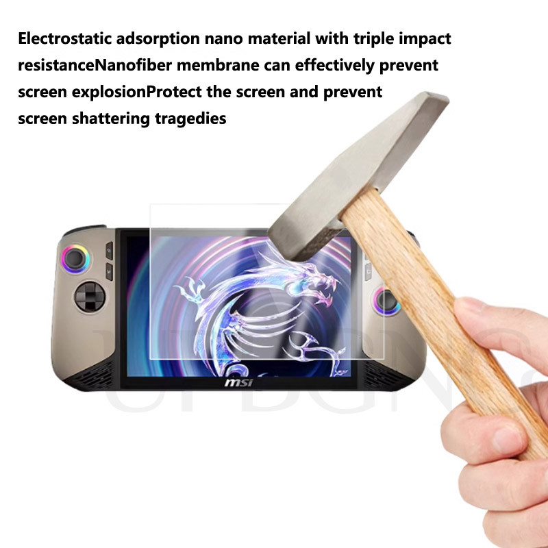 1 / 2 / 3 Kính Cường Lực Bảo Vệ Cho MSI Claw 8 AI + 2025 Phim Bảo Vệ Màn Hình Chống Trầy Xước Cho Móng Vuốt 8 AI + Phụ Kiện Kính