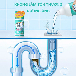 Dung Dịch Khử Mùi Cống Công Nghệ Enzyme – Khử Sạch Mùi Hôi, An Toàn Đường Ống (500ml)