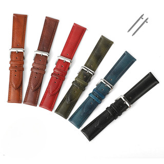 16-24mm Vintage Rau Rám Da Thật Chính Hãng Bò Dây Đeo Đồng Hồ 16mm 18mm 19mm 20mm 22mm 24mm Da Dây Đeo Đồng Hồ Vòng Tay Nam Nữ Kích Thước Lớn