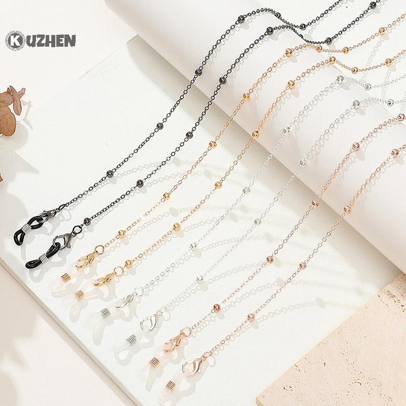 Kuzhen Kim Loại Đính Hạt Kính Dây Đeo Mặt nạ Vòng Cổ Kính Mát Dây, 60-100 Nhân Vật HOT