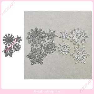 Tuyết Khung Sổ Lưu Niệm Kim Loại Thép Carbon Cắt Khuôn DIY Dập Nổi Cắt Chết Khắc Bản Mẫu 3791