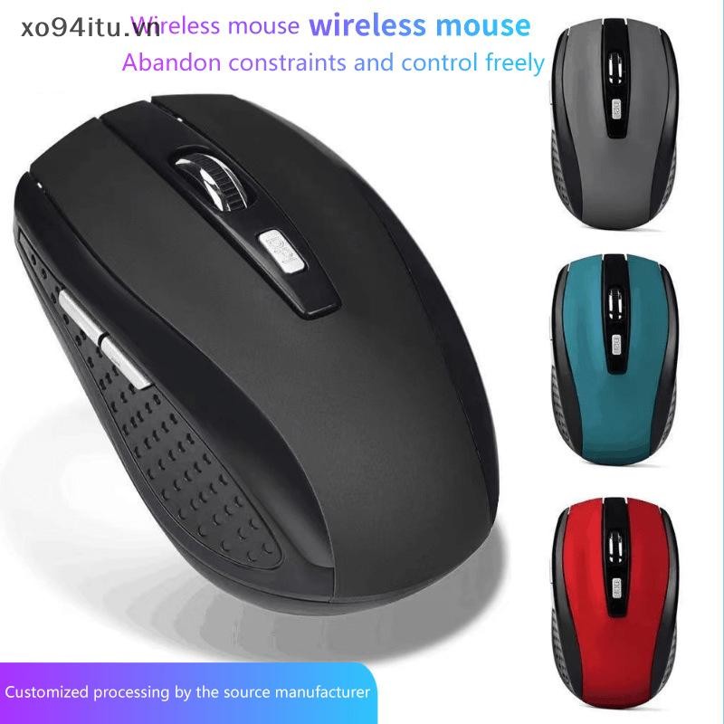 Xoitu 2.4G USB Chuột Không Dây Quang Màu Đỏ 6D Cho Máy Tính Laptop Chuột Chơi Game Thiết Kế Công Thái Học Chuột Không Dây VN