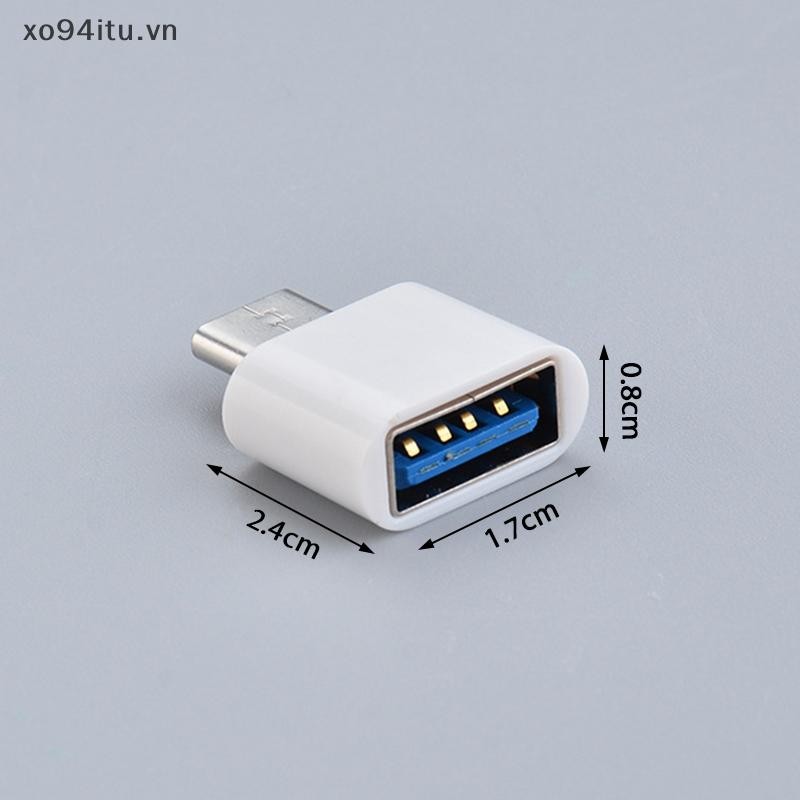 Bộ chuyển đổi XOITU Type C sang USB Đầu nối dữ liệu OTG cho điện thoại di động Android VN